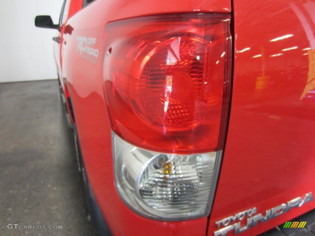 2008 Tundra TRD CrewMax 4x4 - Radiant Red / Graphite Gray photo #13