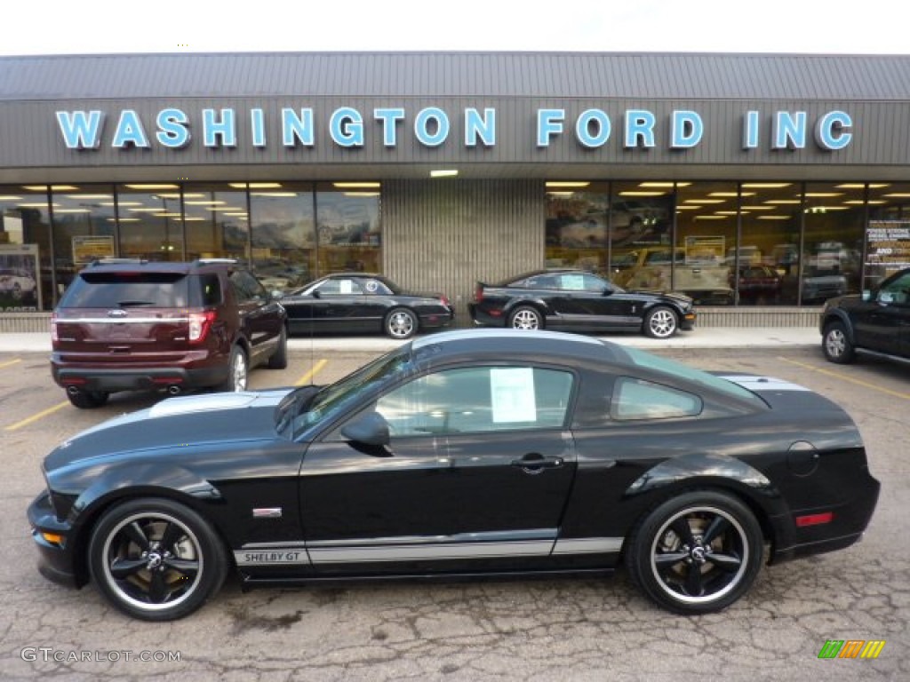2007 Mustang Shelby GT Coupe - Black / Dark Charcoal photo #1
