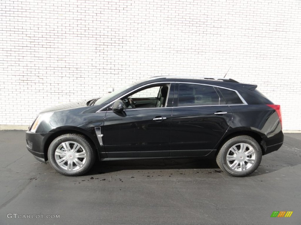 Black Ice Metallic 2012 Cadillac SRX Luxury AWD Exterior Photo #54656066