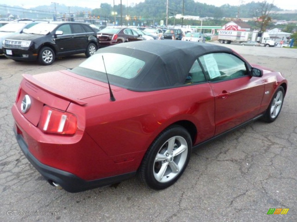 Red Candy Metallic 2012 Ford Mustang GT Convertible Exterior Photo #54656580