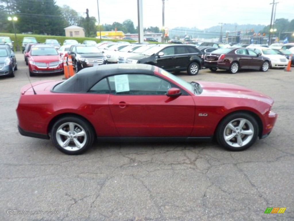 Red Candy Metallic 2012 Ford Mustang GT Convertible Exterior Photo #54656589