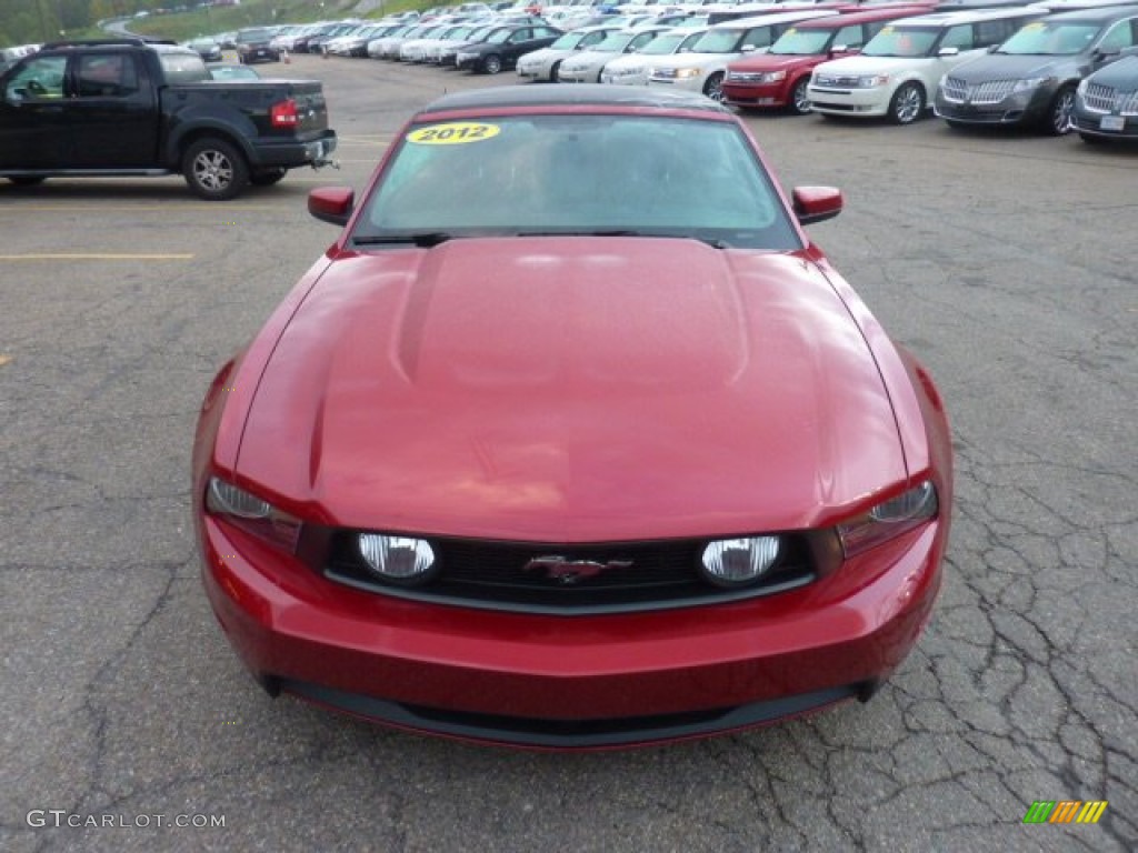 Red Candy Metallic 2012 Ford Mustang GT Convertible Exterior Photo #54656607