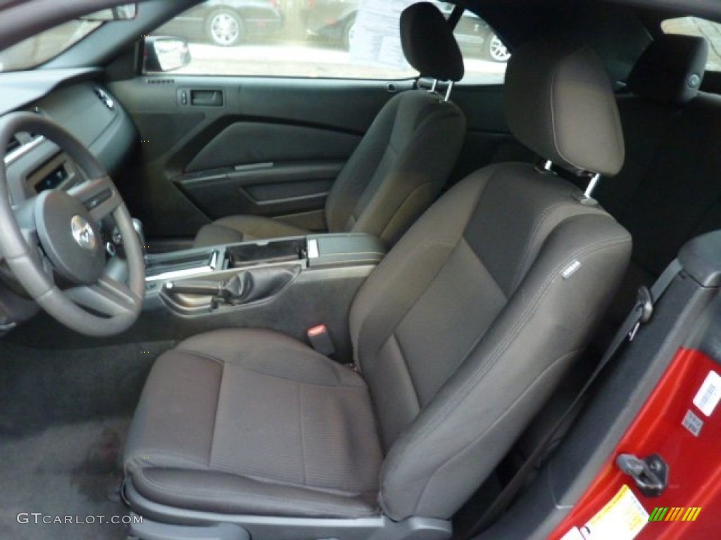 Charcoal Black Interior 2012 Ford Mustang GT Convertible Photo #54656631