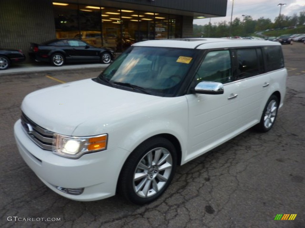 White Suede 2011 Ford Flex Limited AWD EcoBoost Exterior Photo #54656782