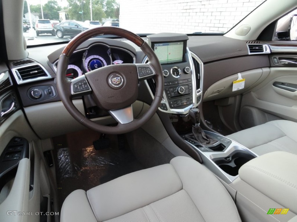 Shale/Brownstone Interior 2012 Cadillac SRX Premium Photo #54657073