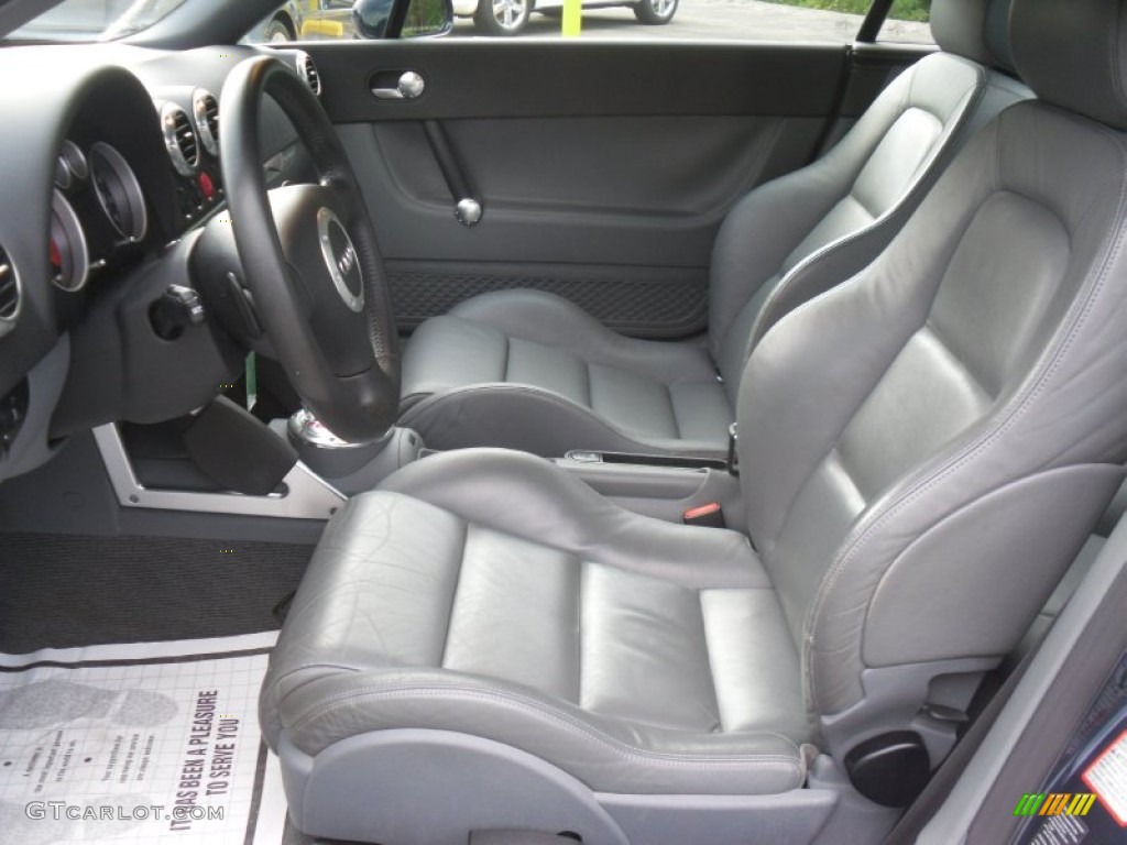 Aviator Grey Interior 2005 Audi TT 3.2 quattro Coupe Photo #54657606