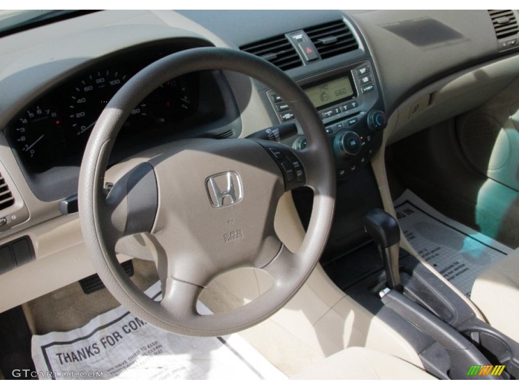 2006 Accord Value Package Sedan - Desert Mist Metallic / Ivory photo #13