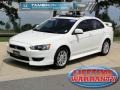 2010 Wicked White Metallic Mitsubishi Lancer ES  photo #1