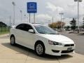 2010 Wicked White Metallic Mitsubishi Lancer ES  photo #2