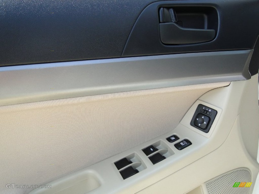 2010 Lancer ES - Wicked White Metallic / Black photo #16