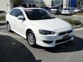 2010 Wicked White Metallic Mitsubishi Lancer ES  photo #39