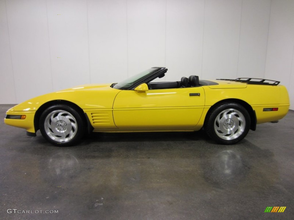 Competition Yellow 1993 Chevrolet Corvette Convertible Exterior Photo #54658704