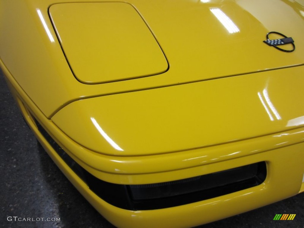 1993 Corvette Convertible - Competition Yellow / Black photo #5
