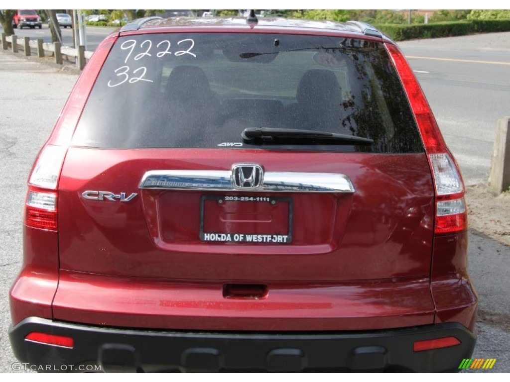 2008 CR-V EX 4WD - Tango Red Pearl / Gray photo #7