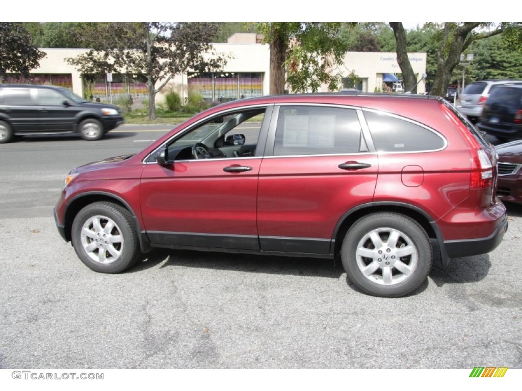 2008 CR-V EX 4WD - Tango Red Pearl / Gray photo #10
