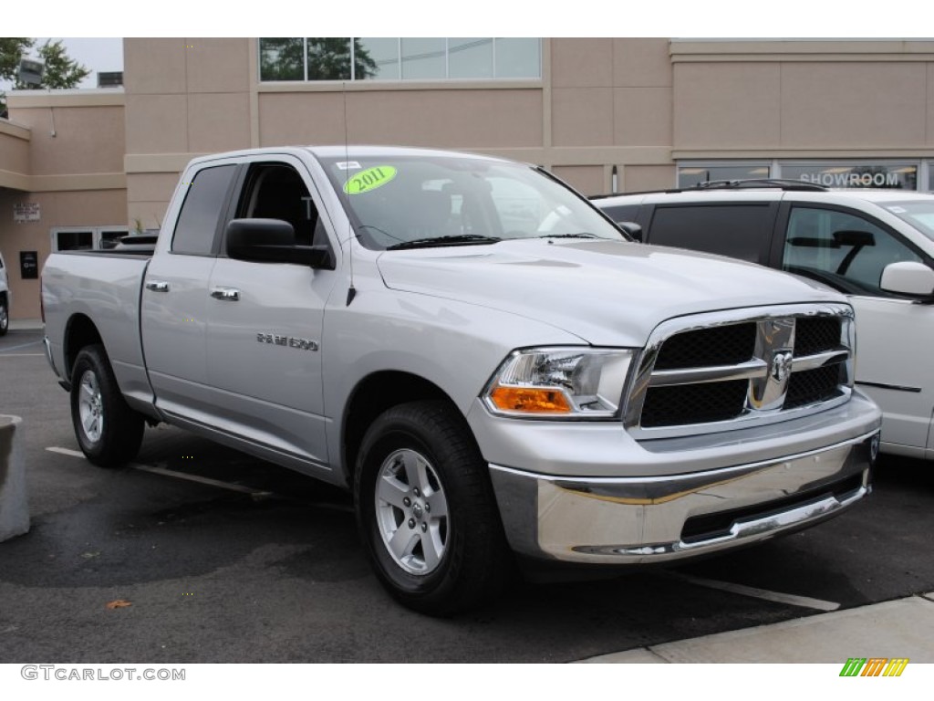 2011 Ram 1500 SLT Quad Cab 4x4 - Mineral Gray Metallic / Dark Slate Gray/Medium Graystone photo #3