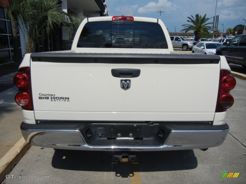 2007 Ram 1500 Big Horn Edition Quad Cab - Bright White / Medium Slate Gray photo #2