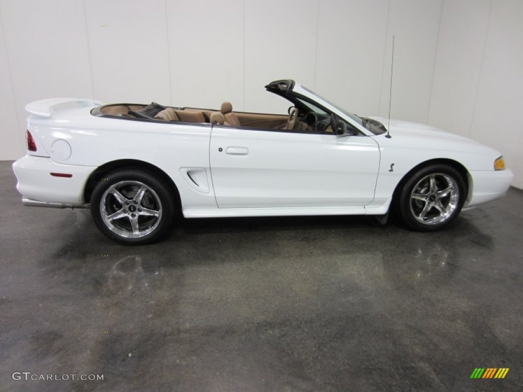 Ultra White 1998 Ford Mustang SVT Cobra Convertible Exterior Photo #54659823