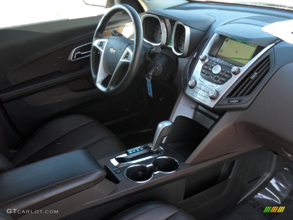 2011 Chevrolet Equinox LTZ Brownstone/Jet Black Dashboard Photo #54660288