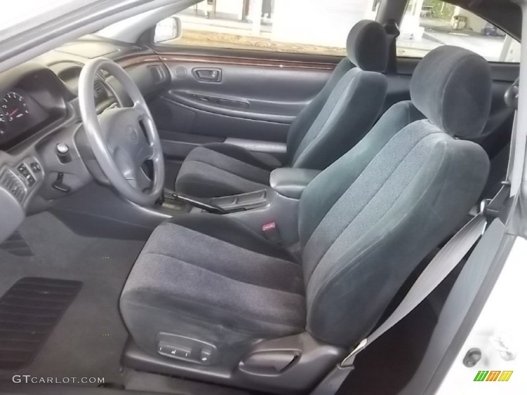 Charcoal Interior 2001 Toyota Solara Se Coupe Photo