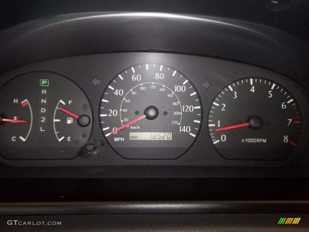 2001 Toyota Solara SE Coupe Gauges Photo #54660633