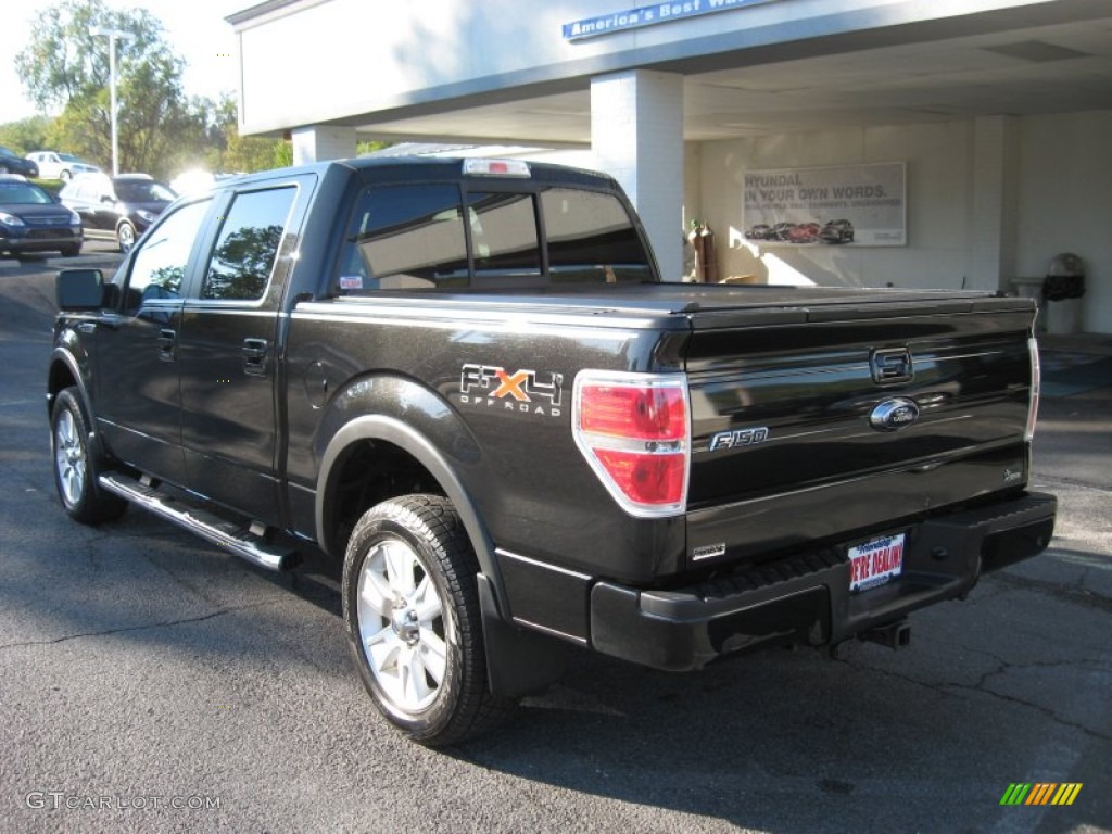 2010 F150 FX4 SuperCrew 4x4 - Tuxedo Black / Black photo #8