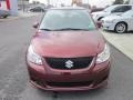 2008 Cherry Red Metallic Suzuki SX4 Sedan  photo #2