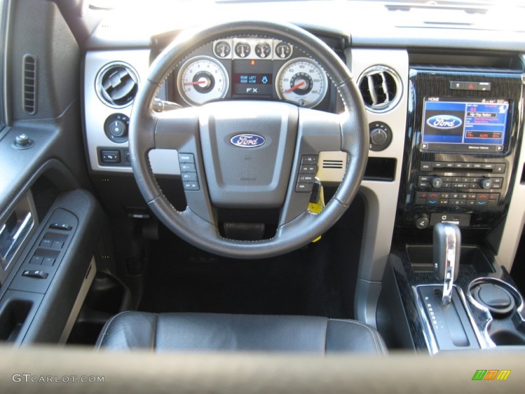 2010 F150 FX4 SuperCrew 4x4 - Tuxedo Black / Black photo #26