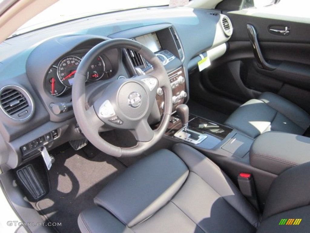 Charcoal Interior 2012 Nissan Maxima 3.5 SV Premium Photo #54662394