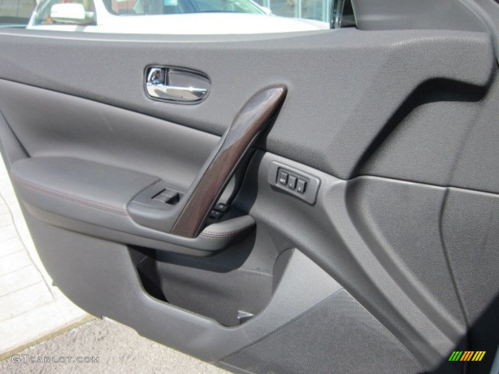 2012 Nissan Maxima 3.5 SV Premium Charcoal Door Panel Photo #54662403