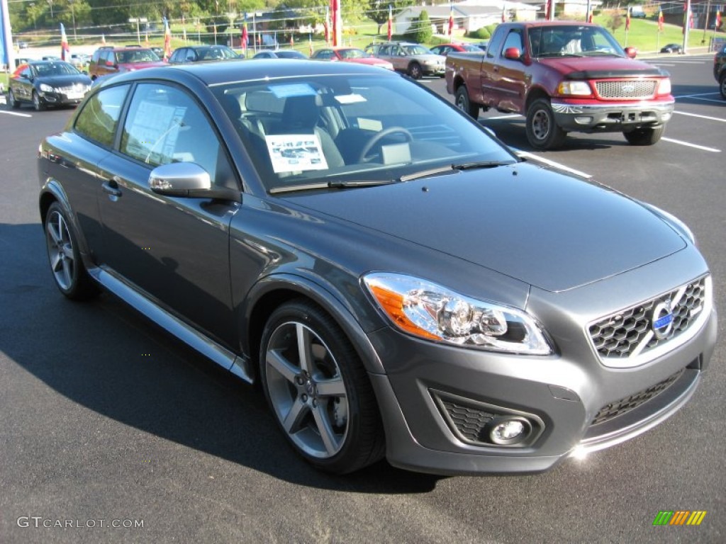 2012 C30 T5 R-Design - Titanium Grey Metallic / R Design Off Black photo #4