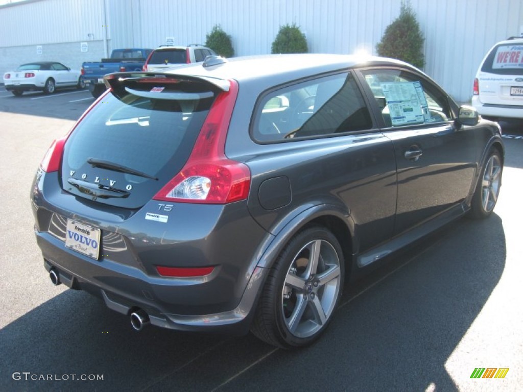 2012 C30 T5 R-Design - Titanium Grey Metallic / R Design Off Black photo #6