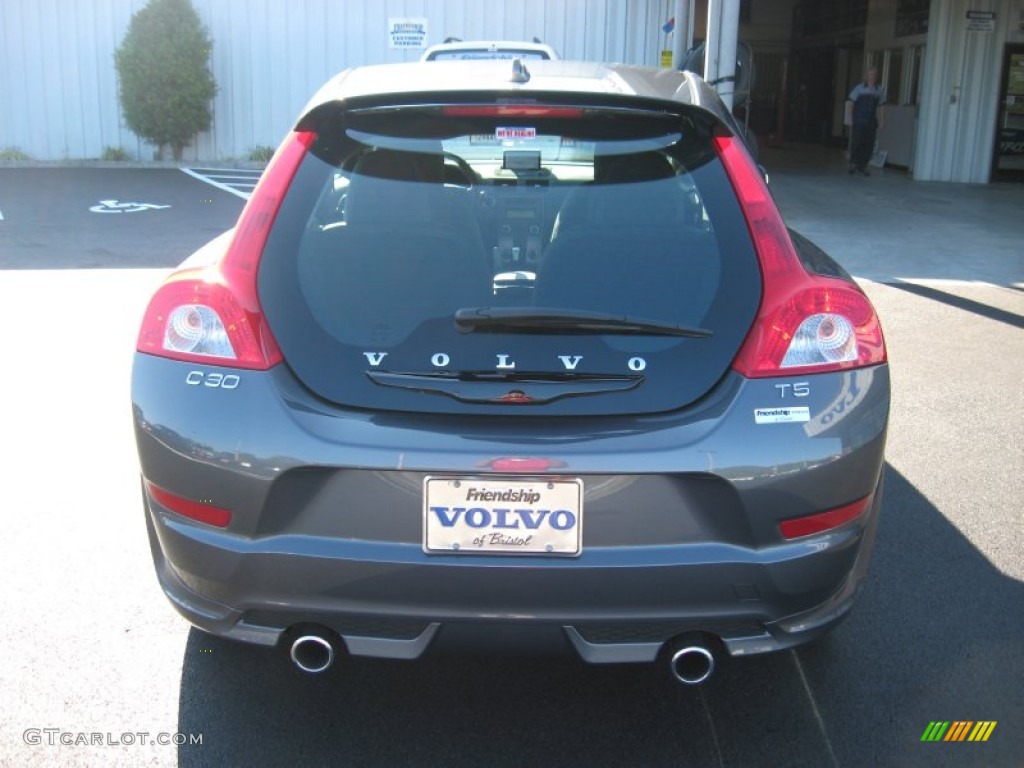 2012 C30 T5 R-Design - Titanium Grey Metallic / R Design Off Black photo #7