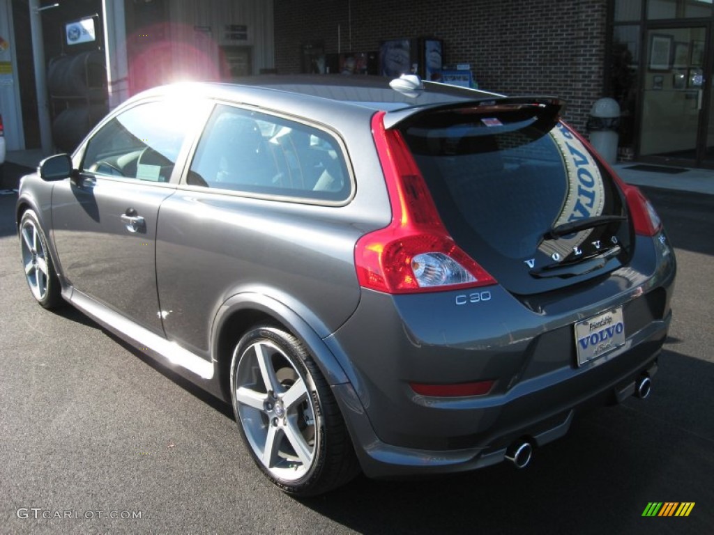 2012 C30 T5 R-Design - Titanium Grey Metallic / R Design Off Black photo #8