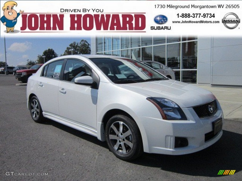 2012 Sentra 2.0 SR Special Edition - Aspen White / Charcoal photo #1