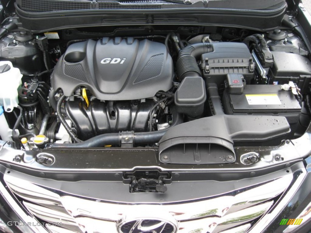 2012 Hyundai Sonata SE 2.4 Liter GDI DOHC 16-Valve D-CVVT 4 Cylinder Engine Photo #54663291