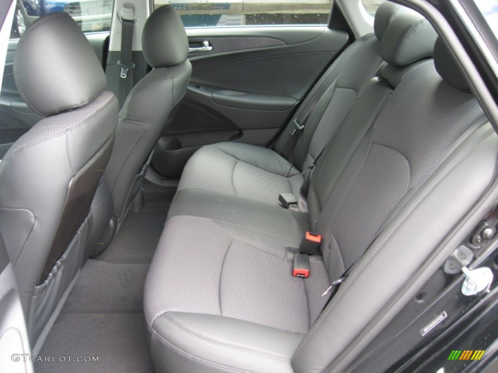 Black Interior 2012 Hyundai Sonata SE Photo #54663354