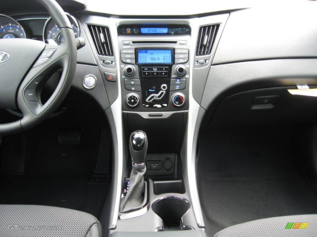 2012 Hyundai Sonata SE Black Dashboard Photo #54663419