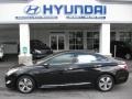 2011 Black Onyx Pearl Hyundai Sonata Hybrid  photo #1