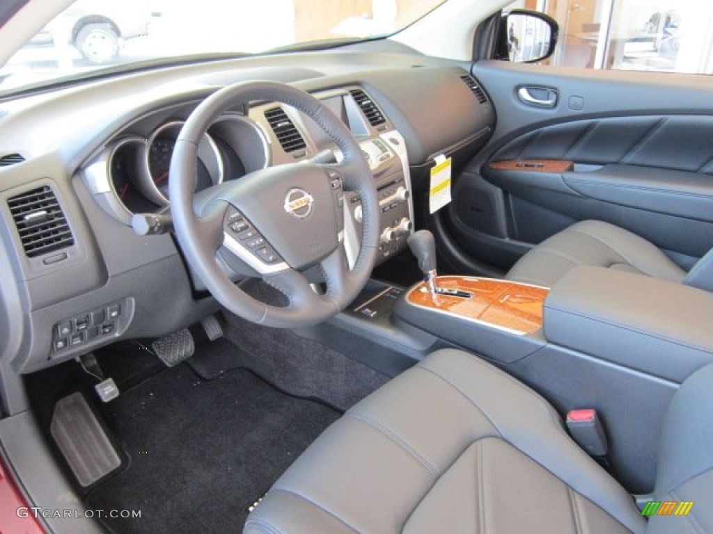 Black Interior 2011 Nissan Murano CrossCabriolet AWD Photo #54663602