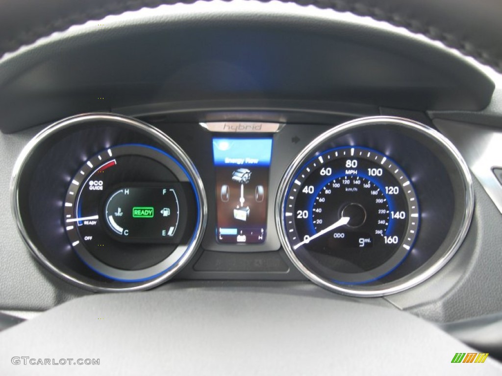 2011 Hyundai Sonata Hybrid Gauges Photo #54663736