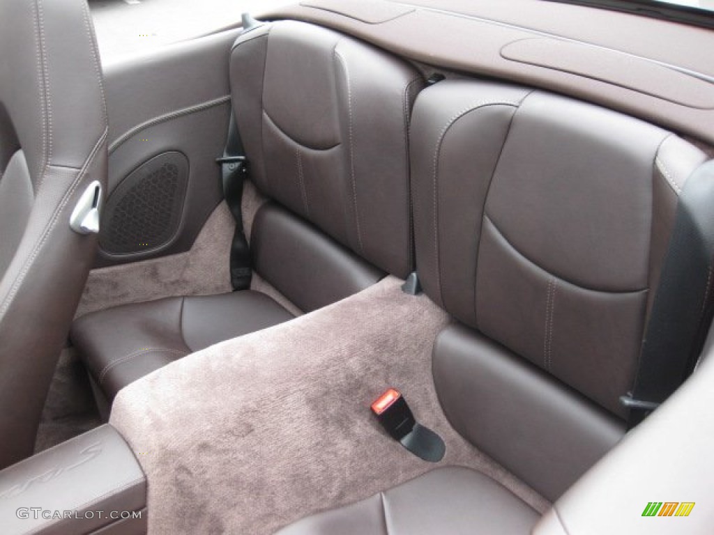 Cocoa Natural Leather Interior 2009 Porsche 911 Carrera S Cabriolet Photo #54663828
