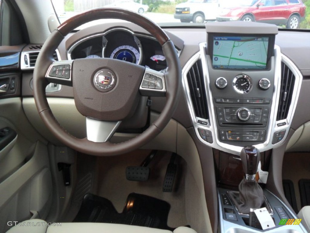 2012 Cadillac SRX Luxury Shale/Brownstone Dashboard Photo #54664527