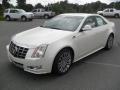 White Diamond Tricoat 2012 Cadillac CTS 3.6 Sedan Exterior