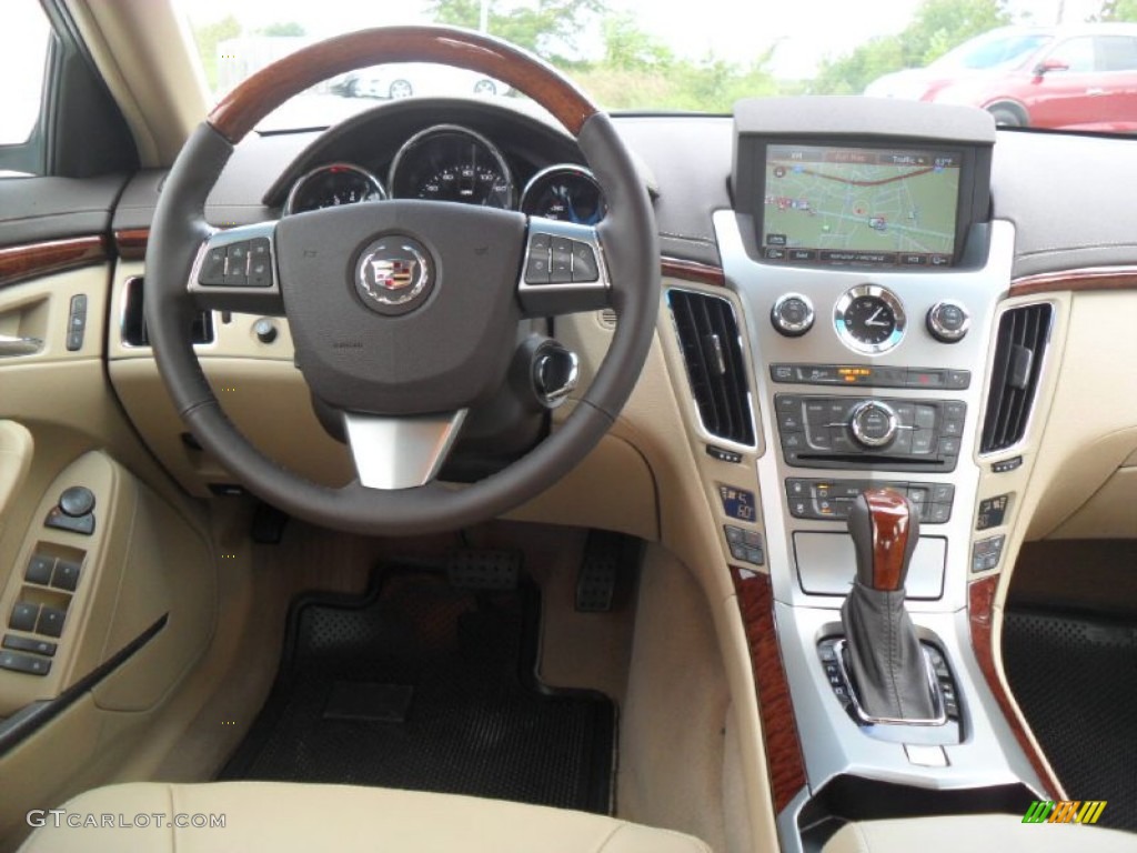 2012 Cadillac CTS 3.6 Sedan Cashmere/Cocoa Dashboard Photo #54665226