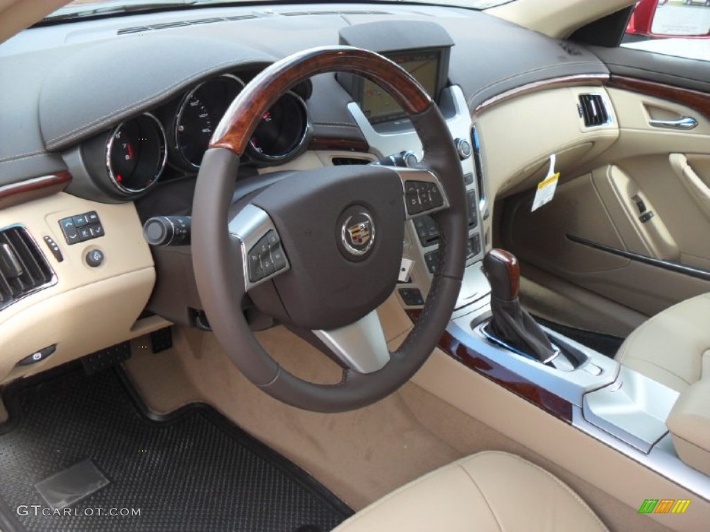 Cashmere/Cocoa Interior 2012 Cadillac CTS 3.0 Sedan Photo #54665541
