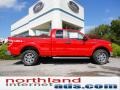 2011 Race Red Ford F150 XLT SuperCab 4x4  photo #1