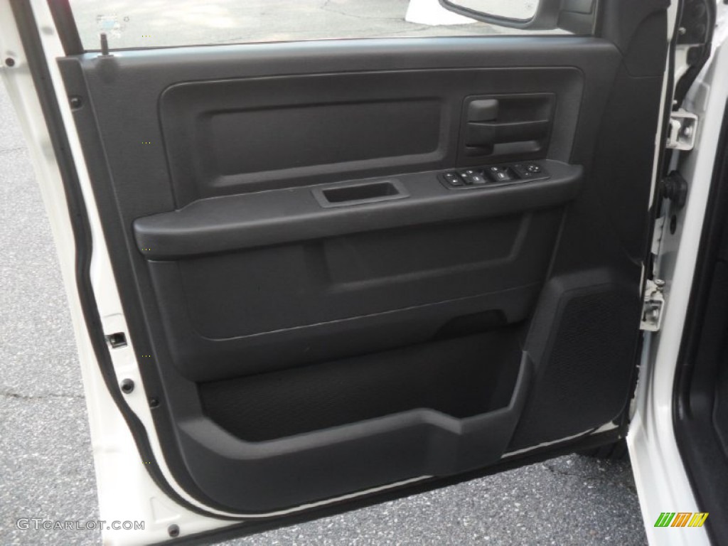 2009 Dodge Ram 1500 ST Quad Cab Dark Slate/Medium Graystone Door Panel Photo #54666048