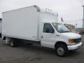 2004 Oxford White Ford E Series Cutaway E450 Commercial Moving Truck  photo #1