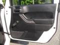 Black 2012 Jeep Wrangler Sport S 4x4 Door Panel